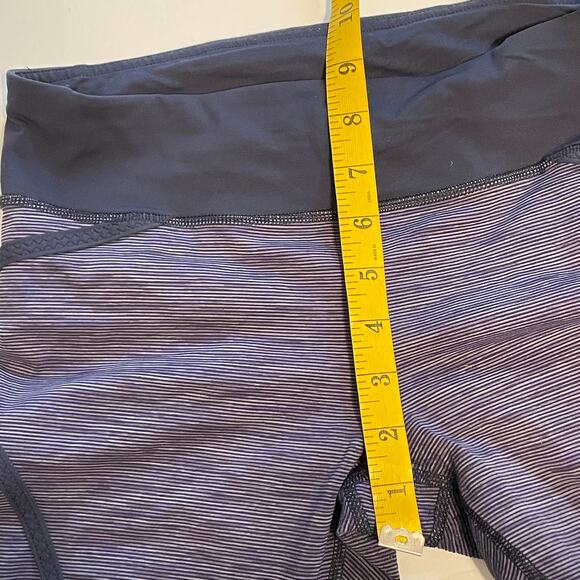 Lululemon Run Pace Crop Leggings Women's Size 6 Wee are from Space Deep Indigo S - Picture 12 of 12